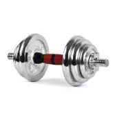 Гантель разборная CLIFF, хромированная 10кг 20 LB
