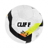 Мяч футбольный CLIFF HS-3233, 4 размер, с отскоком, PU Hibrid, белый