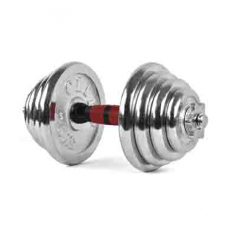Гантель разборная CLIFF, хромированная 15кг 30 LB