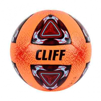 Мяч футбольный CLIFF #8, 5 размер, PU Hibrid Microfiber, оранжево-черный