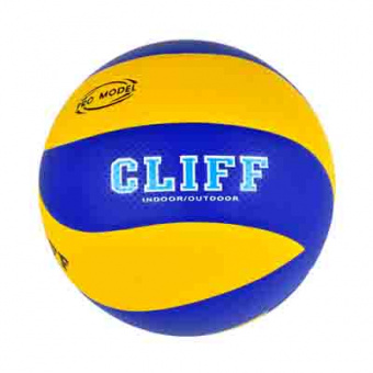 Мяч волейбольный CLIFF MVA250, 5 размер, PU, желто-синий