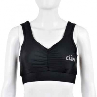 Топ спортивный женский CLIFF CS-435, полиэстер, черный, р.S