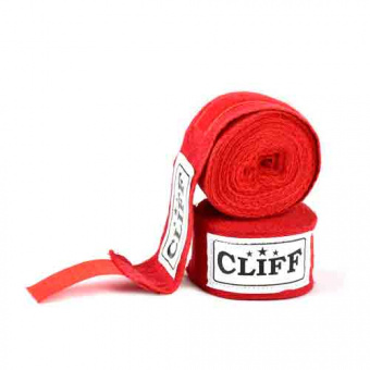 Бинты боксерские CLIFF 4 м, красные