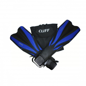 Ласты для плавания CLIFF  р.S/M, DRA-F30, синие