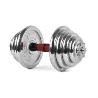 Гантель разборная CLIFF, хромированная 15кг 30 LB