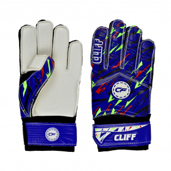 Перчатки вратарские CLIFF СS-21030, синие, р.8