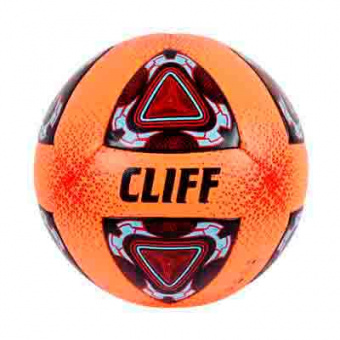 Мяч футбольный CLIFF #8, 5 размер, PU Hibrid Microfiber, оранжево-черный