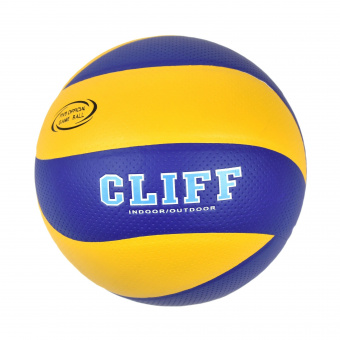Мяч волейбольный CLIFF MVA250, 5 размер, PU, желто-синий